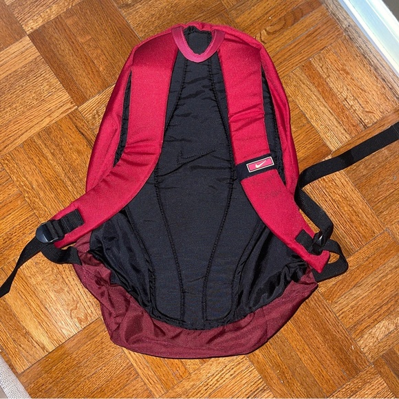 COPY - Nike Red and Black large backpack front vertical zipper pocket padded st… - Picture 5 of 16